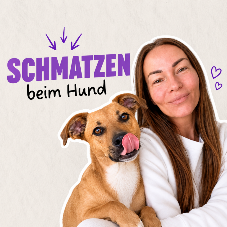 Doreen mit ihrem Hund Motte zum Thema Schmatzen beim Hund